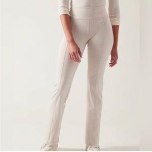 ATHLETA Delancey Straight Leg Pant Size L Excellent condition / color Cream